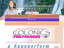 Tablet Screenshot of lasvegascolonhydrotherapy.com